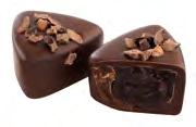 Konditoripraliner / Petit-Fours - Handgjorda Kakaohalt; i mörk choklad min. 60%, i mjölkchoklad min.