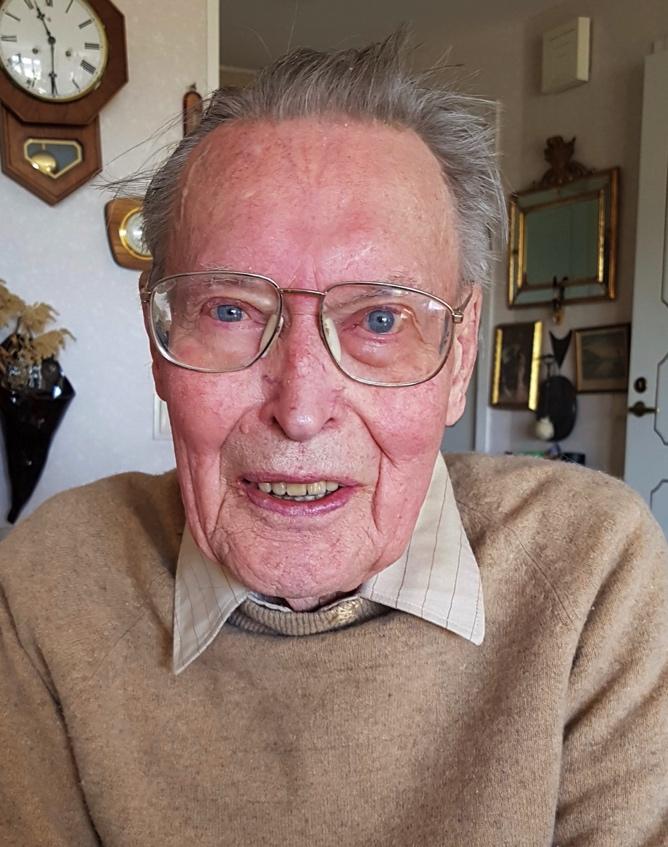 Kaplans tankar Broder Lars Sjöblom I slutet av mars 2019 besökte jag vår äldste logemedlem Lars Sjöblom i hans bostad. Lars, som fyller 99 år i slutet av maj w019, tar emot mig med stor tacksamhet.