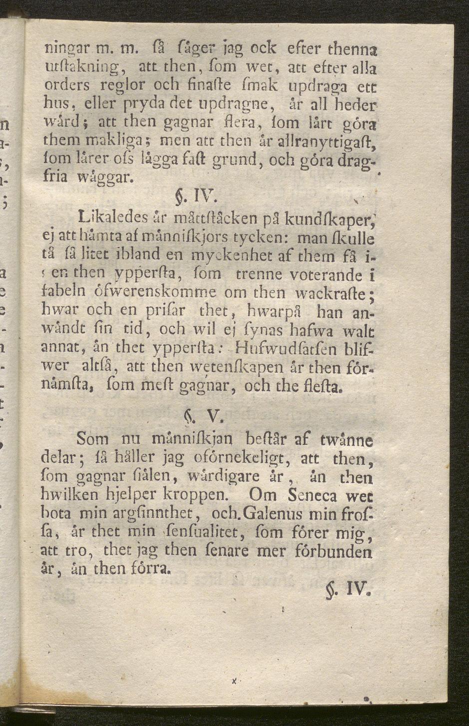 ningar m. m. få fager jag ock efter thenna Utdakning, att then, fom wet, att efter alla orders reglor och finade (mak npdraga etc hus.