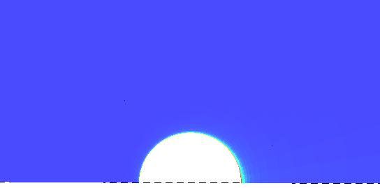 Figure 4: Smectite volume fraction distribution for a water