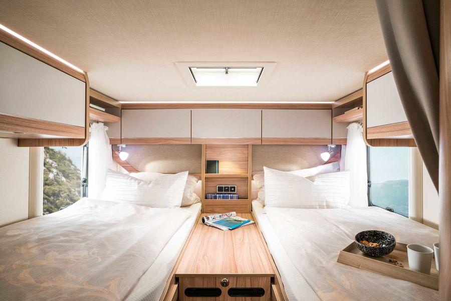 HYMER Exsis-i - Sovkomfort Inre drömmar så att du inte ens vill sova. Bra sängar är grunden för en vilsam och hälsosam sömn.