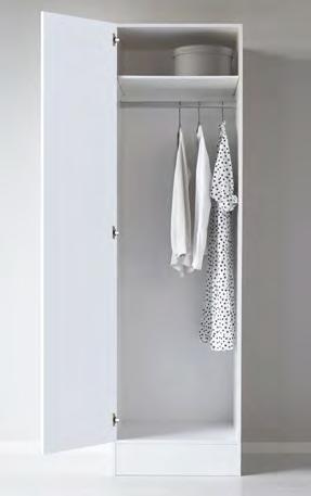 Höjd 2100 mm Lucka  Höjd 2100 mm Lucka  Garderober, linneskåp och städskåp placeras enligt bofakta och