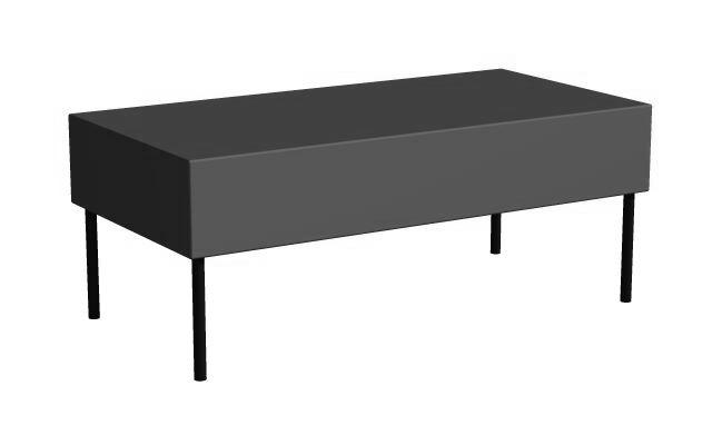 NESTOR SA-362 Soffsektion utan rygg, 2-sits. Exkl ben. Sofa section without back, 2-seat. Excl legs. V.V. BIFOGA RITNING MED VARJE BESTÄLLNING AV NESTOR.