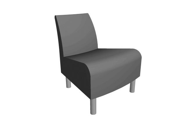 NESTOR SA-370 Ben till Nestor soffa, per styck. Svartlack (RAL9005), vitlack (RAL9016) eller krom. Leg to Nestor section sofa, 1 pcs. Black (RAL9005) or white (RAL9016) lacquer or chromium.