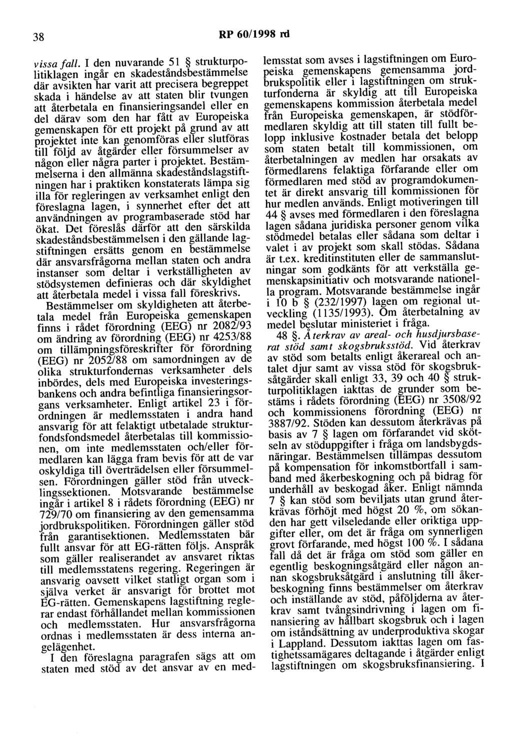 38 RP 60/1998 rd v is sa fall.