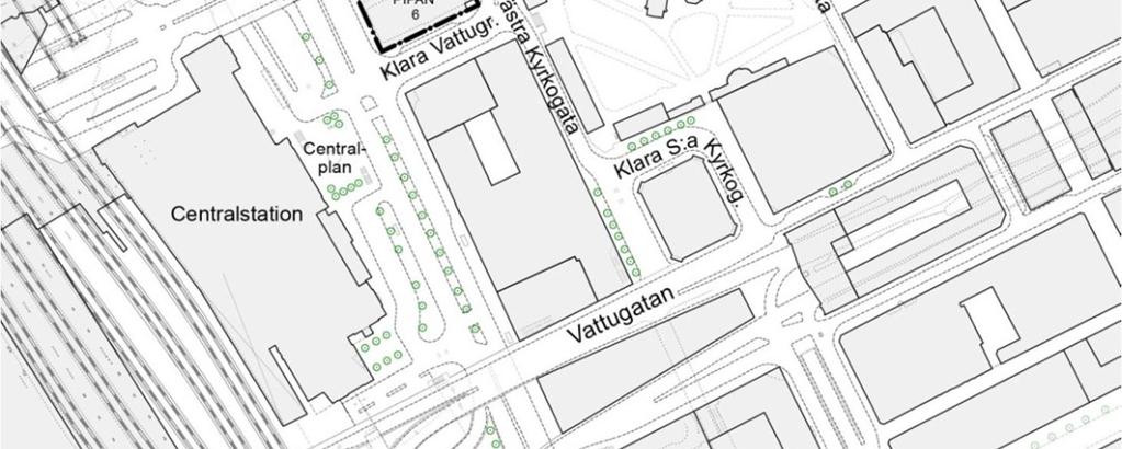 Citybanan som funktion och infrastrukturanläggning utgör inte del av detta förslag till detalj plan.