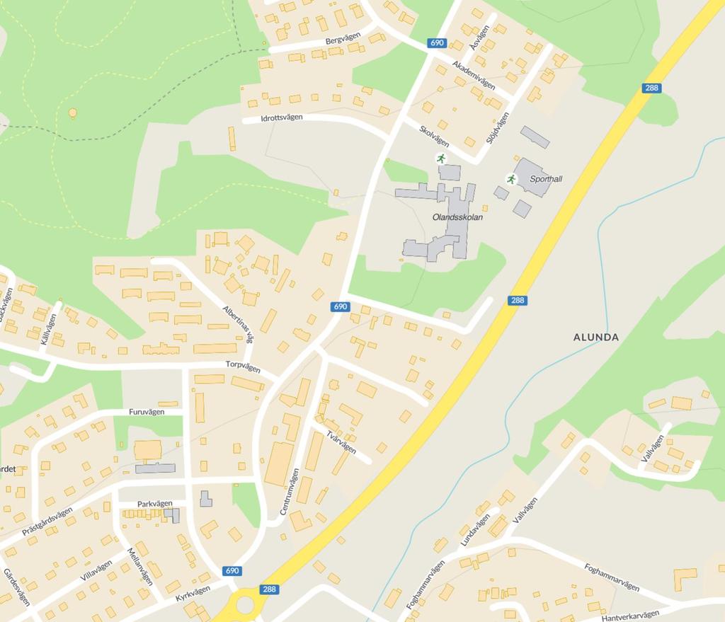 Sida 6 (20) 3 Planområdet och dess förutsättningar Fastigheten är belägen i centrala Alunda, Östhammars kommun.