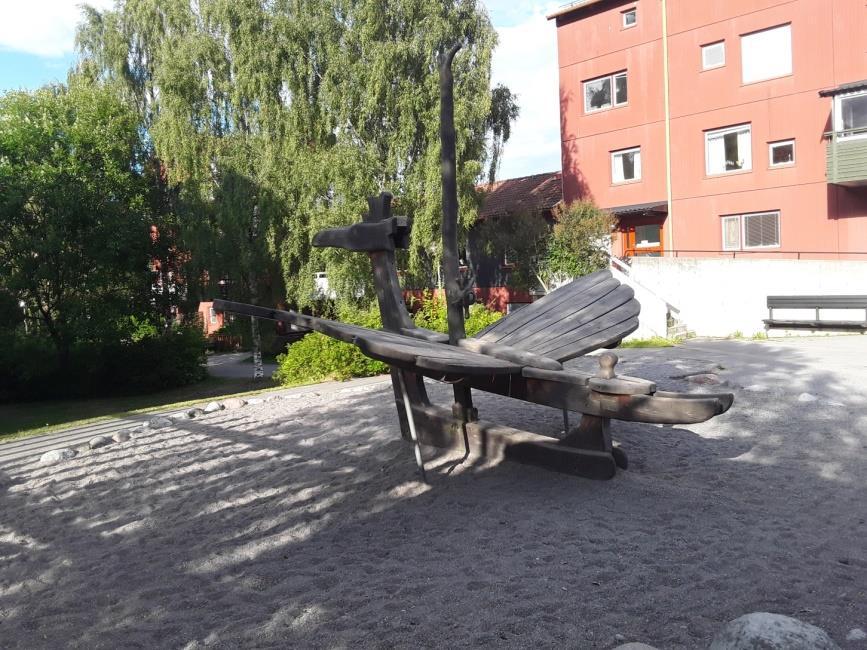 10.Nulägesbeskrivningar av alla kommunala lekplatser i 227L8 Fågeln Ekerö Centrum Byggdes om mars