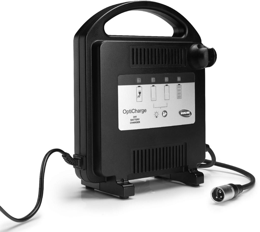 Invacare OptiCharge 24 V 8 A/10 A sv Batteriladdare som innehåller blysyra Bruksanvisning Den här bruksanvisningen