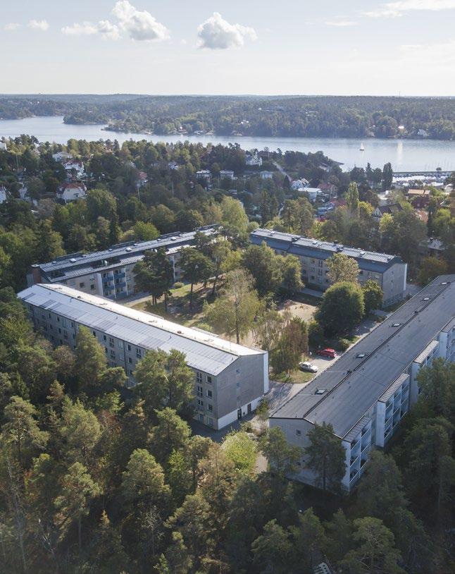 1 2 Under 2018 förvärvade John Mattson 480 lägenheter i området Käppala på sydöstra Lidingö.