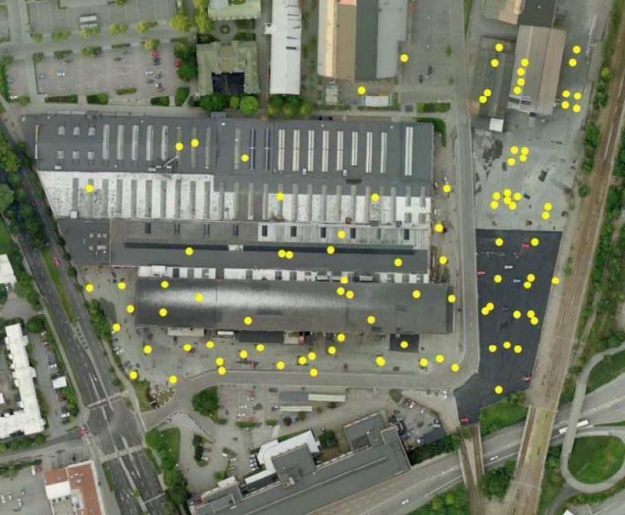 6 Figur 5. Provpunkter för jordprovtagning (Structor Miljöteknik AB, 2013). Figur 6. Uppmätta metallhalter vid jordprovtagning (Structor Miljöteknik AB, 2013).