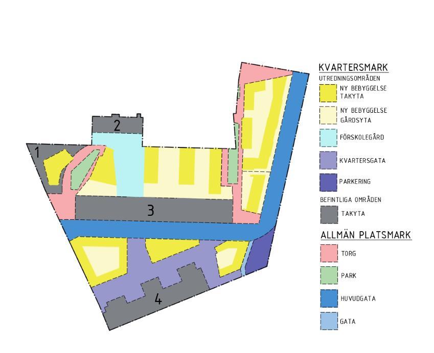 28 6.9 KVARTERSGATA Kvartersgatan har en total area på ca 5450 m 2. Efter exploatering uppgår dagvattenflödet från området till 124 l/s.