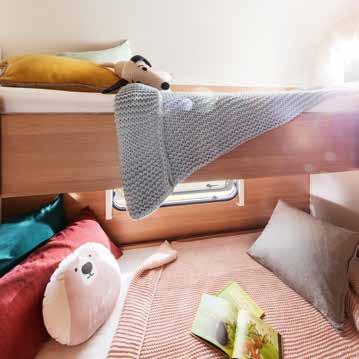 Den bakre ventilationen bakom möblerna skapar en behaglig temperatur i