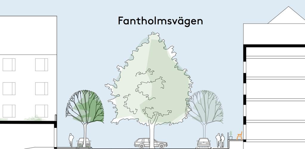 Jungfrusundsvägen Jungfrusundsvägen är ett väl utnyttjat stråk som är mindre och har mer lokal karaktär än Ekerövägen.