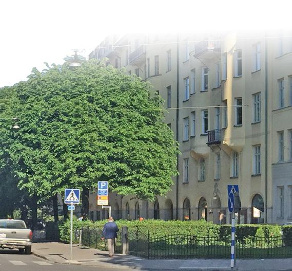 Den föreslagna bostadsbebyggelsen knyter an till denna karaktär och är därför gestaltad som ett antal mindre huskroppar av varierad storlek som vänder sina gavlar mot gaturummet.