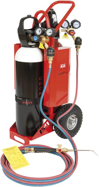 WWW.ERGOCRAFT.SE FÖRSER INDUSTRIN MED VERKTYG SEDAN 1991 Gaskärra Flamekit - exkl gasflaskor Artikelnr: AGA-334168 AGA Flame kit, en fulländad gaskärra för gas- svetsning och skärning.
