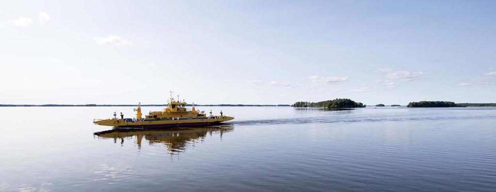 Vinöleden i Hjälmaren Foto: Kasper Dudzik/Trafikverket Färjerederiet För den som vill göra en något längre färjetur är Vinöleden en trevlig tur, en av de längsta i landet, en vacker tur i södra