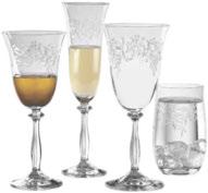 1,2 LITER 19:- 10 TEGLAS, 150ML 1: Komplett servis Keitum, 42 delar, i New Bone China porslin, vit med