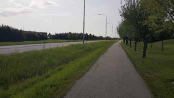 AUNÄ OCH RAFIK Lundavägen utgör infartsväg till relleborg norrifrån. Havrejordsvägen och Yggdrasils väg utgör huvudgator i området.