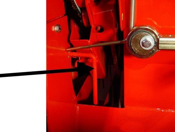 22 Låsregeln i läget Sluta (se bilden) hindrar att kapsvärden