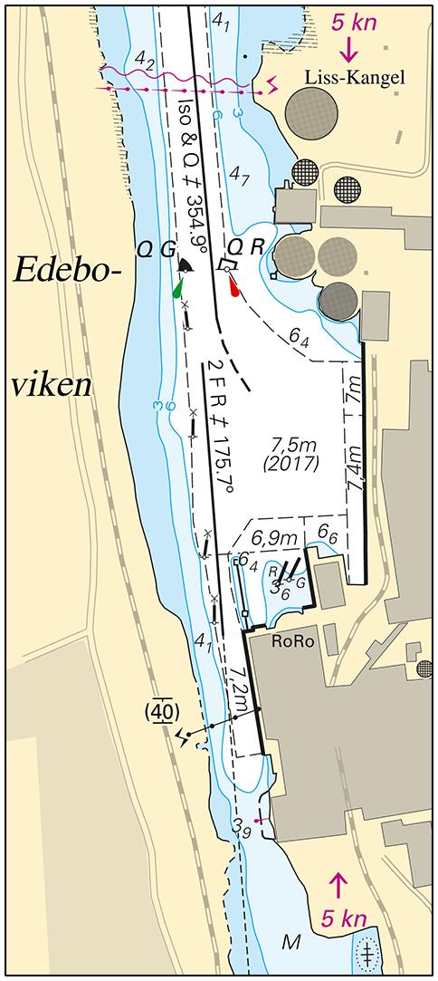 2019-02-21 6 Nr 743 Hallstavik Sjöfartsverket. Publ. 20 februari 2019 Norra Östersjön * 13729 Sjökort: 611, 612 Sverige. Norra Östersjön. V om Kapellskär. Skärholmen. Fågelskyddsområde.