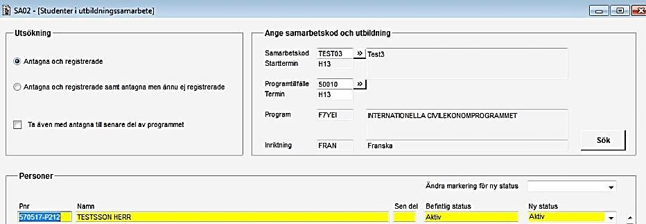 Sida 15 av 22 L3_H20_SAMHSK_1830: Skriptet söker fram poster där samarbetskoden inte finns i tabellen SAMUTB L3_H20_SAMHSK_1831: Skriptet söker fram poster där löpnummer inte har ett värde mellan 0