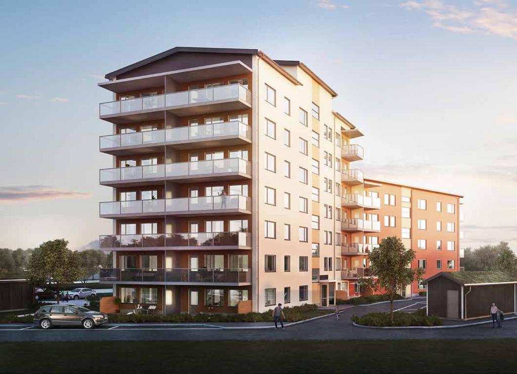 PERSONERNA BAKOM Här kommer du hem redan vid entrén Det vackra läget gör vårt nya kvarter unikt och vi är lite extra stolta över att kunna presentera våra nya bostäder.