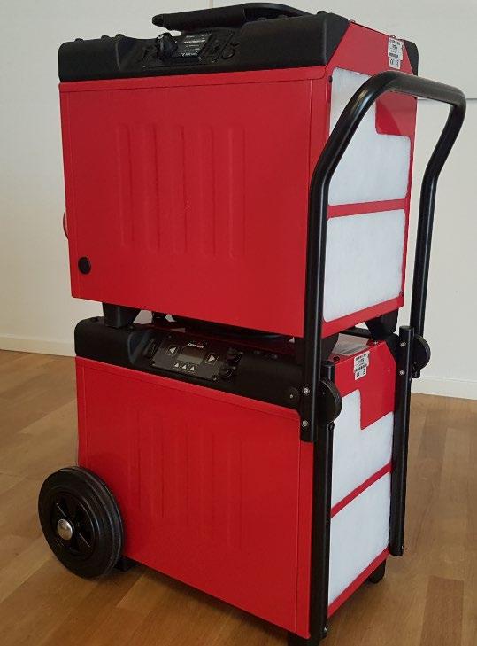 Transport Förankra avfuktaren väl när den transporteras.