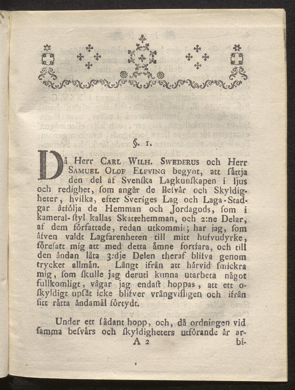 . T. iå Herr Carl Wilh.