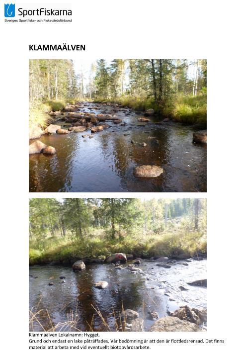 Klammaälvens nedre lopp