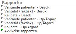 21 Flik PASiS Kontroll av Översikt för registrerade avvikelser I Avvikelserapporten, Väntande mer än 60 dagar går det snabbt att få en översikt hur många gånger - patienter bokat om (PO, PB) eller av