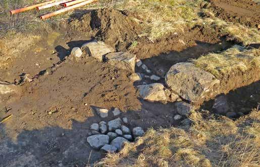 Göteborgs stadsmuseum Schakt 2 Övre, norra delen av schaktet: 0 0,45 m Matjord 0,45 m - Sand och grus, troligen påfört Nedre, södra delen av schaktet: 0 0,6 m Matjord 0,6 m - lera I schaktets norra