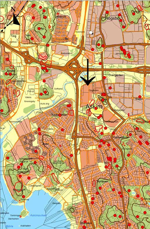 Bebyggelselämningar i Pilegården Västra Frölunda 102 Askim 87 Askim 162 Askim 92 Askim 116 Askim 182 Askim 8 Askim 115