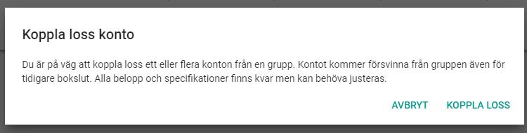 Nyhetsdokument Vitec Ekonomi inkl 3L Pro - Version x.72 september 2019 Kontogruppen är det som kommer att visas som ett kontonummer i vyer och dokumentation.