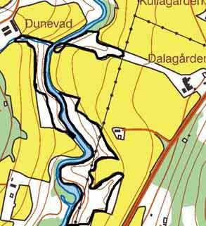 54 SURTAN FRÅN DUNEVAD TILL MJÄLLBY Natúrtyp: Öppen hagmark Klassificering: Klass 2 Ekonomiskt kartblad: 6C 5a Storlek: 5ha LANDSKAP Se storområde.