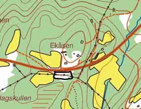 71 ÖPPEN HAGMARK VID EKÅSEN Natúrtyp: Öppen hagmark Klassificering: Klass 3 Ekonomiskt kartblad: 6C 5e Storlek:0,5ha LANDSKAP Området ligger i skogslandskapet mellan Marks och Svenljunga kommuner.