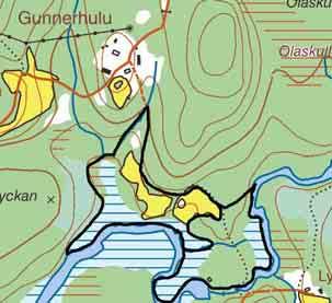 76 BETADE ÅMADER OCH RESTYTOR VID GUNNERHULU Natúrtyp:
