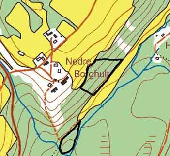 83 FD HAGMARKER VID NEDRE BORGHULT Natúrtyp: Blandlövhage Klassificering: Klass 3 Ekonomiskt kartblad: 6C 6e Storlek:2ha LANDSKAP Se storområde.