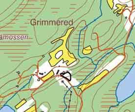 88 HACKSLÅTT SÖDER OM GRIMMERED Natúrtyp: Hackslått Klassificering: Klass 2 Ekonomiskt kartblad: 6B 7i Storlek: 0,2ha LANDSKAP Se objekt 87.