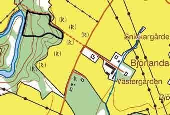 94 EKHAGE VID VÄSTERGÅRDEN I BJÖRLANDA Natúrtyp: Ekhage Klassificering: Klass 3 Ekonomiskt kartblad: 6B 7j Storlek:1ha LANDSKAP Se storområde.