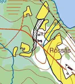 16 ÖPPEN HAGMARK VID RÖSÅS Natúrtyp: Blandlövhage Klassificering: Klass 3 Ekonomiskt kartblad: 6C 2d Storlek:0,5ha LANDSKAP Kring Stora Barnasjö är landskapet öppet och mestadels uppodlat.