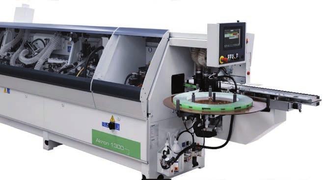 BIESSE AKRON 1300/1400 KANTLISTMASKINER Osynliga fogar med hetluftssystem Nya generationens kantlistmaskin, som ger den perfekta slutfinishen på kantlisten.