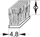 st 100 E3525 Skyddbricka till isolerglas