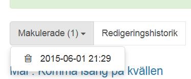 Cosmic-användare i landstinget åtgärdskodar med kod XU045 i Cosmic efter uppföljning. Om förändring av uppföljning sker kan man öppna Uppföljning av plan.