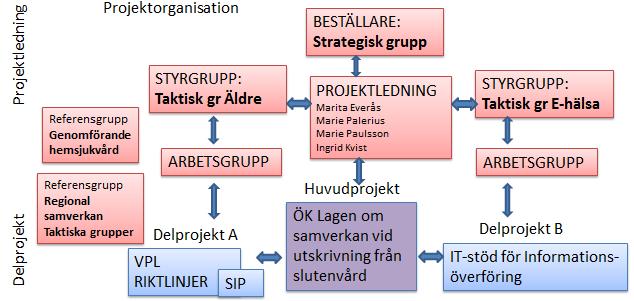 Projektorganisation Halland Trygg och effektiv utskrivning Ingrid