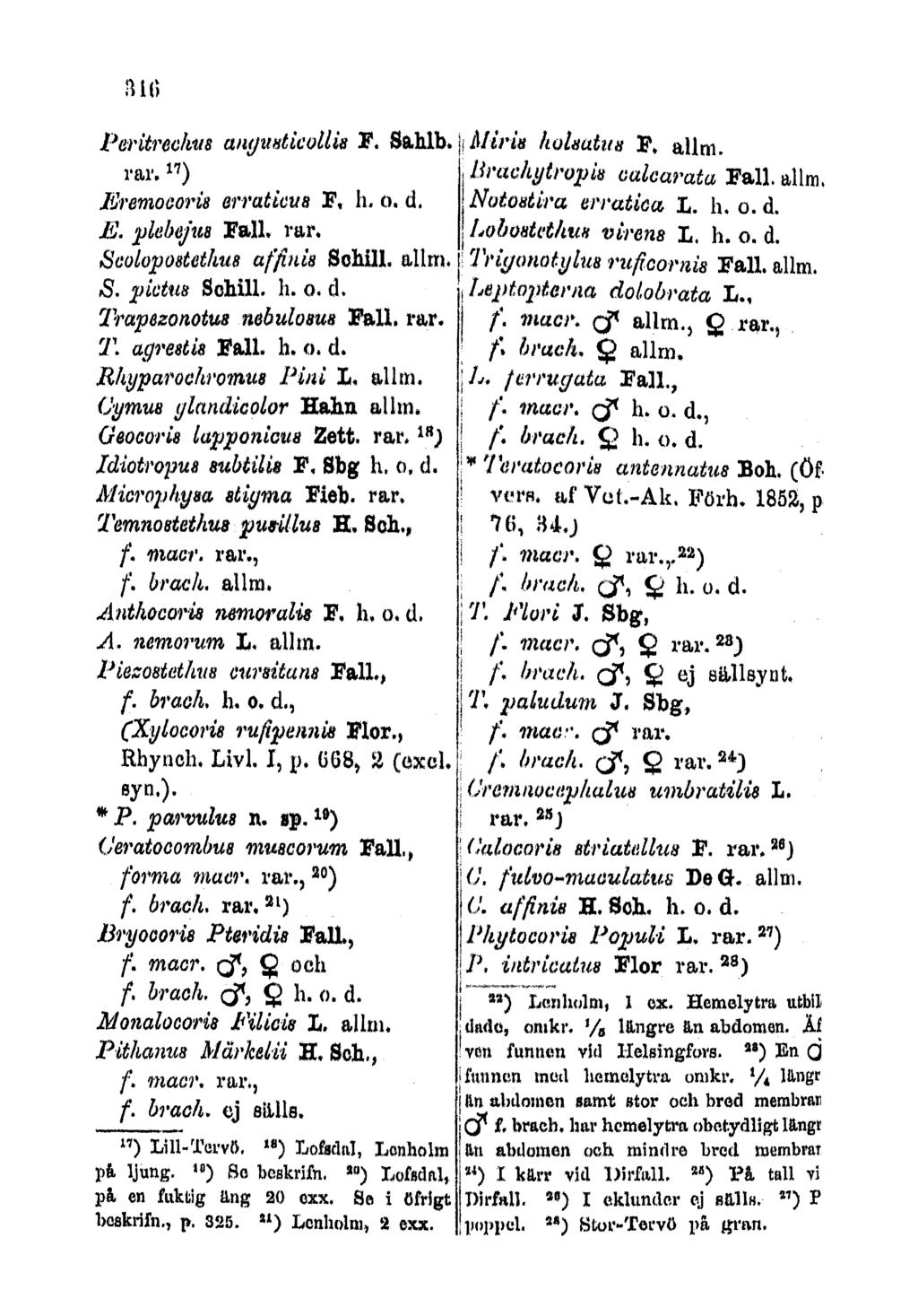 31 (6 Peritreclwts wq/nticoltuit F. Sahlb.,ar. 17).Eirerocor-i'8 B'r-raticus F, h. o. i.,. phlebijus Fall. rar. Scolopotetlsus aftiuis Sohill. alim. S. yiutua Sohill. h. o. di.