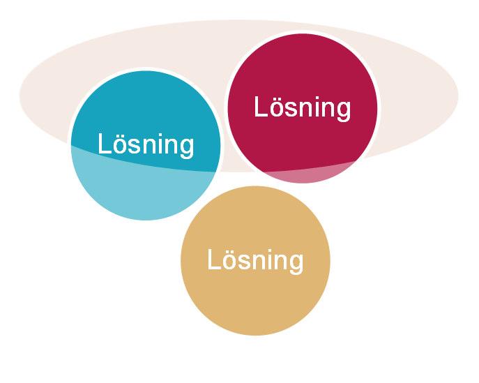 Lösning Lösning Behov Lösning 1 lösning =