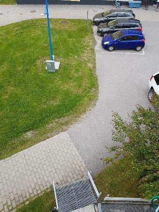 plats i Härnösand. Figur 6. Testuppställning på campus Åkroken.