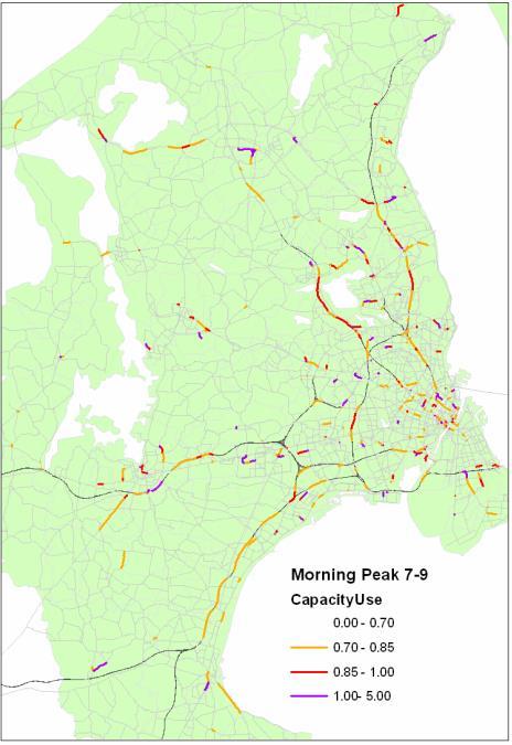 Sid 31 (37) GORM för Öresundsregionen Danmarks Tekniska Universitet (DTU) har tagit fram en regional godstrafikmodell för godstrafik i Öresundsregionen som inkluderar godsflöden på väg, järnväg och