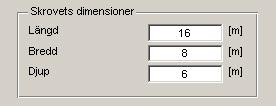 Detta anges i varv per minut som sedan konverteras till varv per sekund i simuleringsprogrammet.